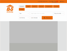 Tablet Screenshot of bsimoveis.cim.br